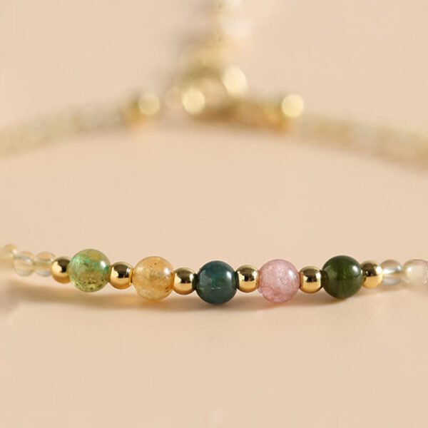 Warm Connection, Worn Daily. Tourmaline and Citrine Bracelet – view 2