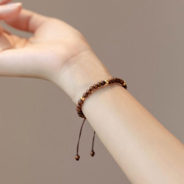 Quiet Pause with Sandalwood and Copper Bracelet