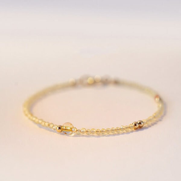 Thin Citrine Bracelet | Your Quiet Daily Anchor for Quiet Hope – view 2