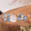 Twilight Calm with White Agate Bracelet