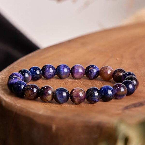 Steady Focus — Purple Tiger's Eye Bracelet – view 3