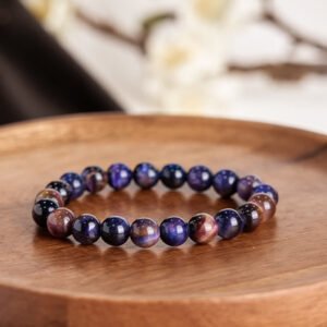 Steady Focus — Purple Tiger's Eye Bracelet
