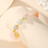 Twilight Calm with Silver Red Agate Bracelet – view 5
