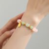 Twilight Calm with Silver Red Agate Bracelet – view 2