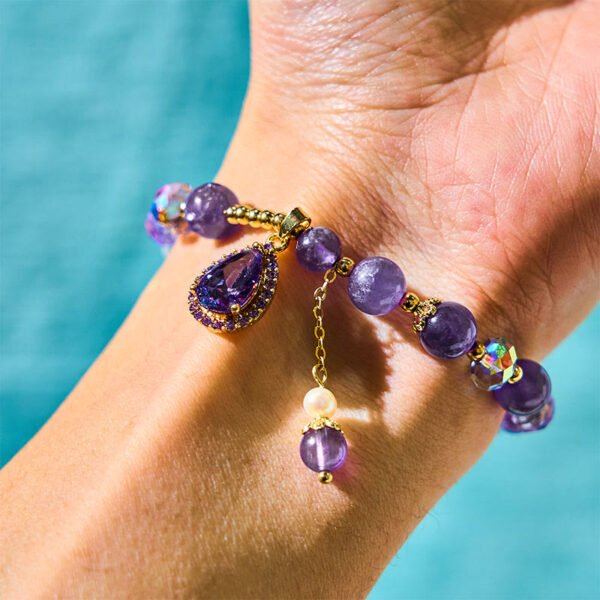 Twilight Calm with Amethyst Zircon Bracelet – view 2