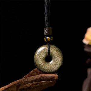 Black Obsidian Pendant Necklace | Your Quiet Daily Anchor for Quiet Stillness