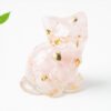 Gentle Clarity — Rose Quartz and Strawberry Ornament