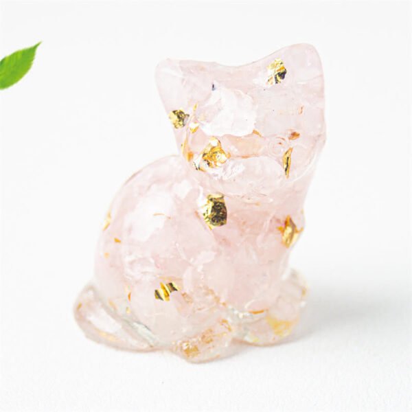 Gentle Clarity — Rose Quartz and Strawberry Ornament