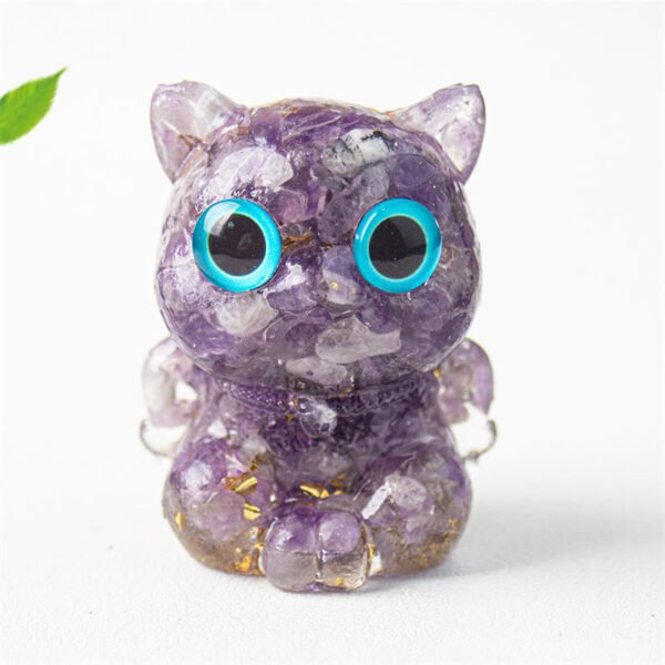 Quiet Pause with Black Obsidian Cat Charm – view 7