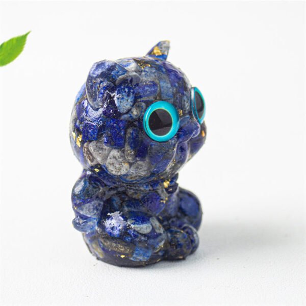 Quiet Pause with Black Obsidian Cat Charm – view 3