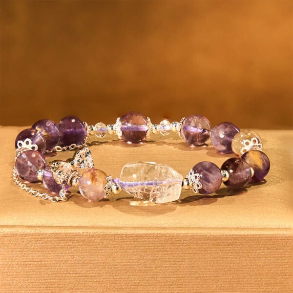 For When You Need Quiet Stillness — Green Phantom Quartz Bracelet – view 3