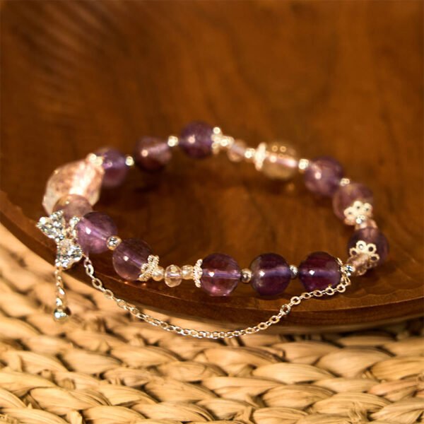 For When You Need Quiet Stillness — Green Phantom Quartz Bracelet – view 2