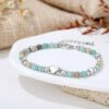 Gentle Clarity — Amazonite Heart Bracelet – view 5