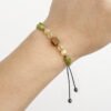 Tiger's Eye and Peridot Bracelet – view 2