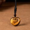 Tiger's Eye Heart Necklace | Your Quiet Daily Anchor for Steady Focus – view 6