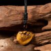 Tiger's Eye Heart Necklace | Your Quiet Daily Anchor for Steady Focus