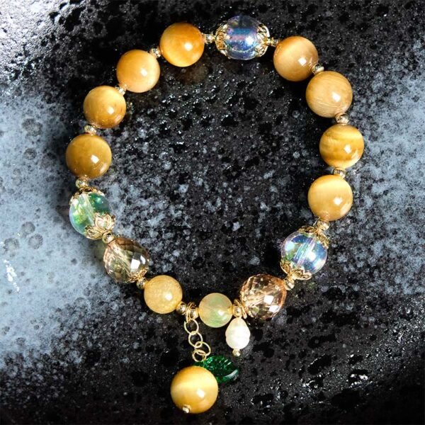Tiger's Eye Leaf Bracelet – view 3