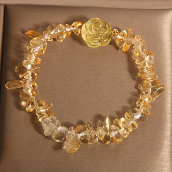 Quiet Hope, Worn Daily. Irregular Citrine Bracelet – view 2