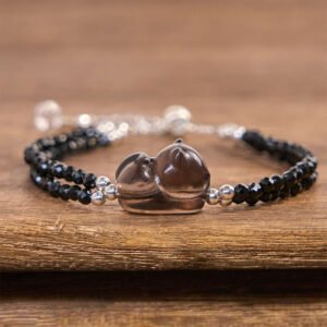 Twilight Calm with Black Obsidian Cat Charm