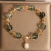 Quiet Stillness — Green Phantom Quartz Bracelet – view 3
