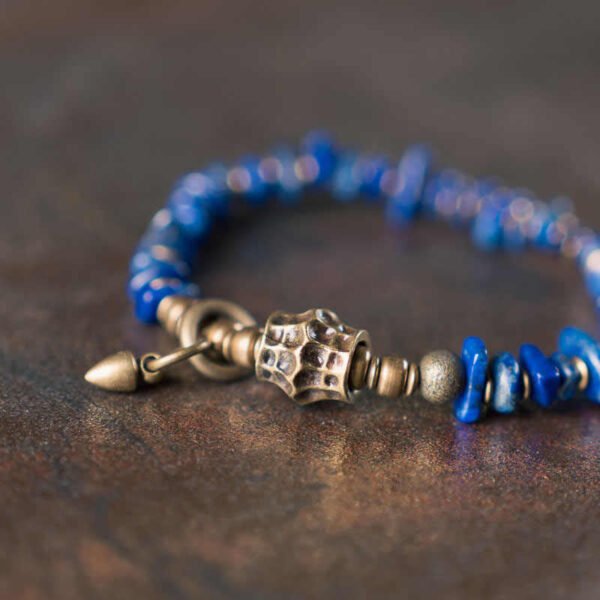 Twilight Calm with Lapis Lazuli and Lazurite Bracelet – view 6