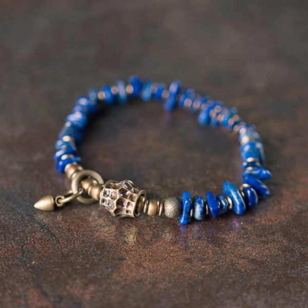 Twilight Calm with Lapis Lazuli and Lazurite Bracelet