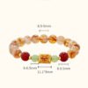 Red Agate and Citrine Bracelet | Your Quiet Daily Anchor for Quiet Strength – view 6