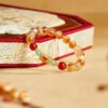 Red Agate and Citrine Bracelet | Your Quiet Daily Anchor for Quiet Strength – view 4
