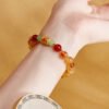 Red Agate and Citrine Bracelet | Your Quiet Daily Anchor for Quiet Strength – view 2