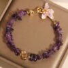 Smooth Purple Blue Amethyst Bracelet – view 2