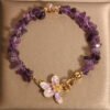 Smooth Purple Blue Amethyst Bracelet