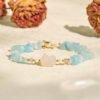 Twilight Calm with Irregular Aquamarine Bracelet – view 4