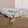 Tiger's Eye Cat Charm Bracelet | Your Quiet Daily Anchor for Steady Focus – view 5