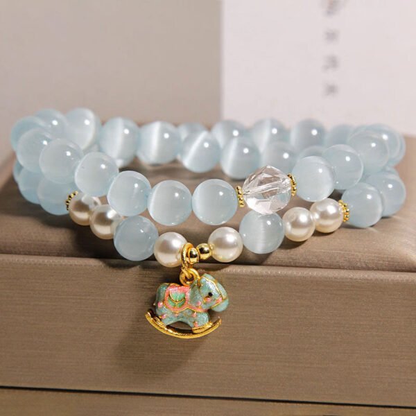 Tiger's Eye Cat Charm Bracelet | Your Quiet Daily Anchor for Steady Focus – view 5