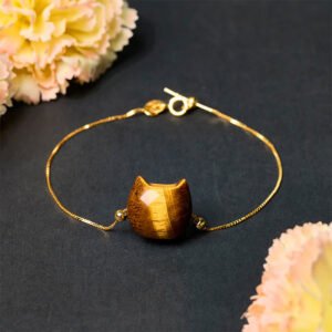 Twilight Calm with Tiger's Eye Cat Charm