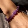 Quiet Calm, Worn Daily. Amethyst Cat Charm – view 2