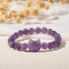 Quiet Calm, Worn Daily. Amethyst Cat Charm – view 4