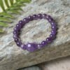 Quiet Calm, Worn Daily. Amethyst Cat Charm – view 7