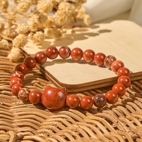 Through the Workday — Red Turquoise Bracelet – view 3