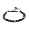 Quiet Hope, Worn Daily. Green Aventurine and Black Obsidian Bracelet – view 5