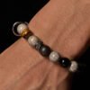 Steady Focus, Worn Daily. Tiger's Eye and Silver Bracelet – view 4