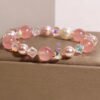 White Strawberry Quartz Bracelet – view 3