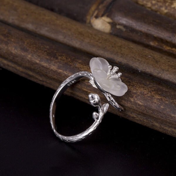 Twilight Calm with Clear Quartz Flower Ring – view 3