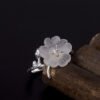 Twilight Calm with Clear Quartz Flower Ring – view 4