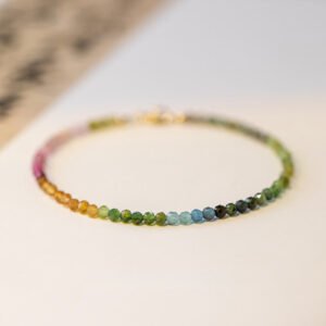 Warm Connection, Worn Daily. Tourmaline Bracelet