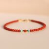 Red Agate and Turquoise Bracelet | Your Quiet Daily Anchor for Quiet Strength – view 3