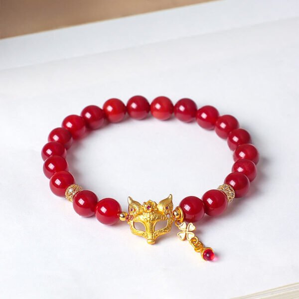 Twilight Calm with Red Agate Fox Bracelet – view 6