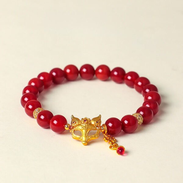 Twilight Calm with Red Agate Fox Bracelet – view 3