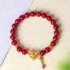Twilight Calm with Red Agate Fox Bracelet – view 4