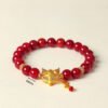 Twilight Calm with Red Agate Fox Bracelet – view 7